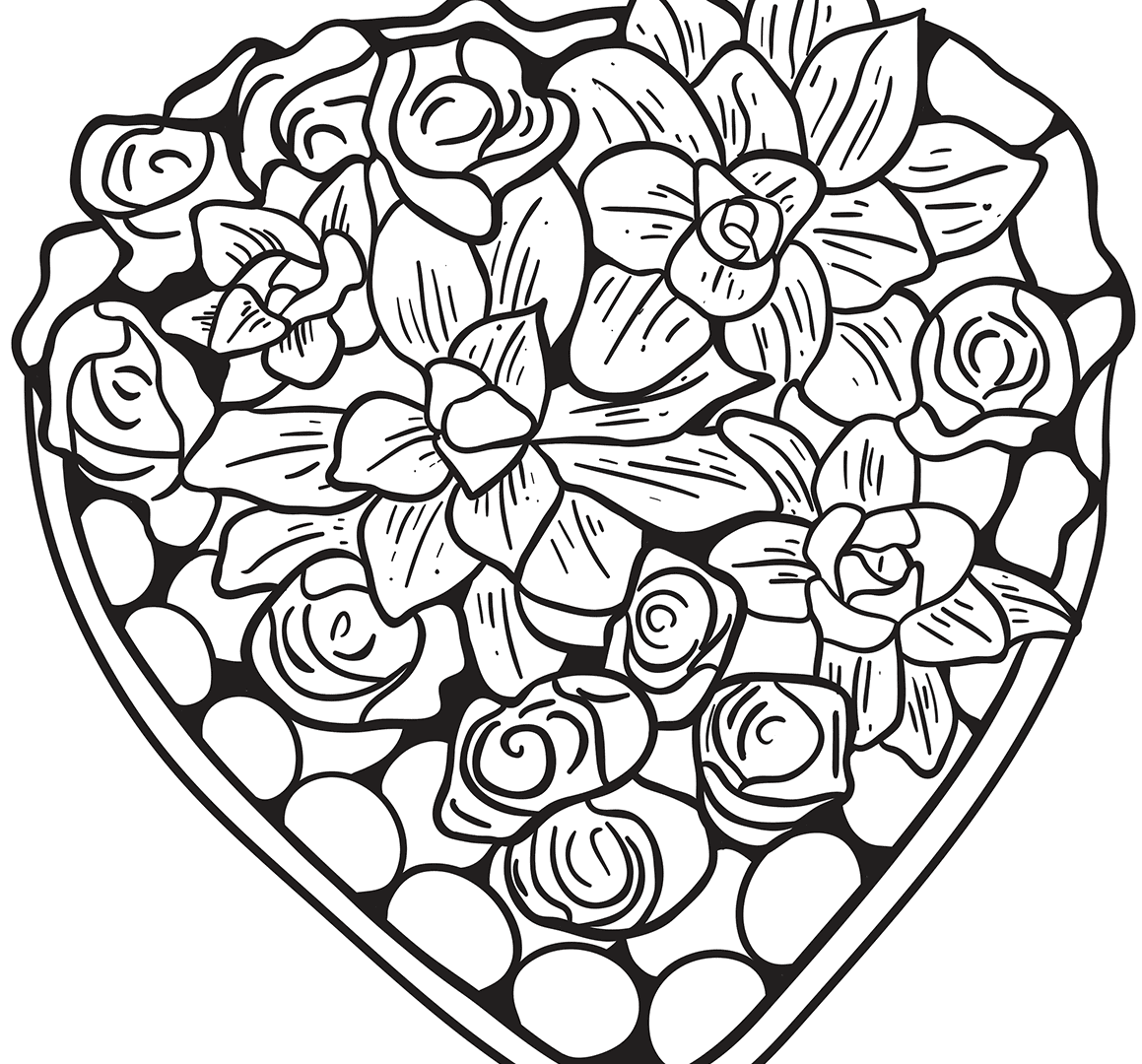 Zentangle Flowers Coloring Pages at GetDrawings | Free download