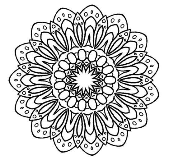 Zentangle Flowers Coloring Pages at GetDrawings | Free download