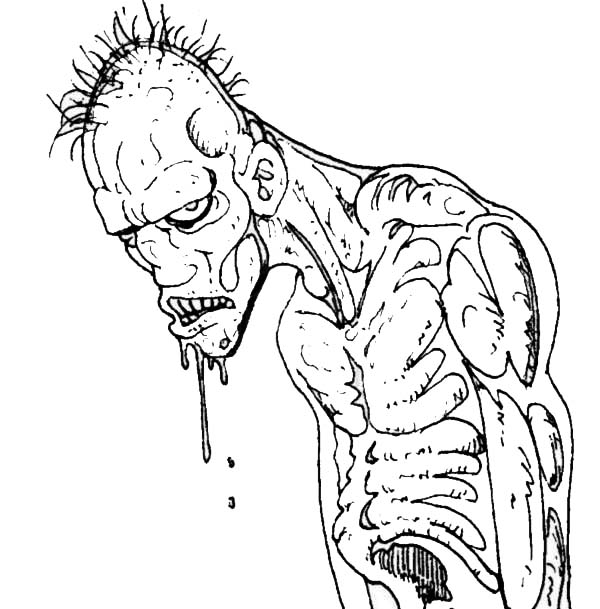 Zombie Coloring Pages For Adults at GetDrawings | Free download