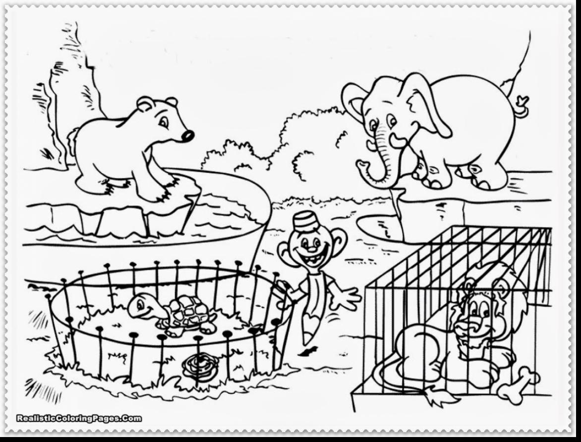 Coloring Pages Zoo - Free Printable Zoo Coloring Pages For Kids / Zoo