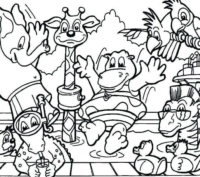 Zoo Animal Coloring Pages For Toddlers at GetDrawings | Free download