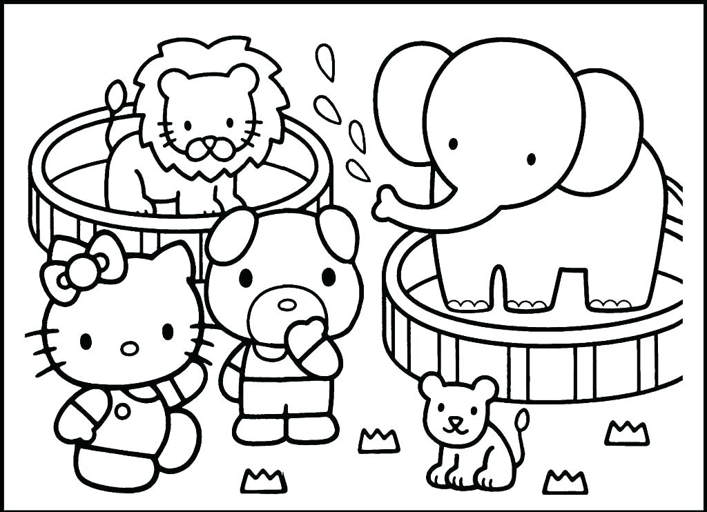 Zookeeper Coloring Page at GetDrawings | Free download