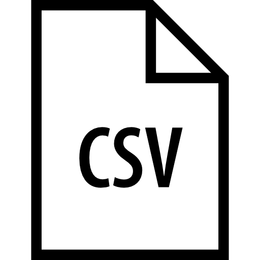 Csv File Icon At Getdrawings Free Download 4877