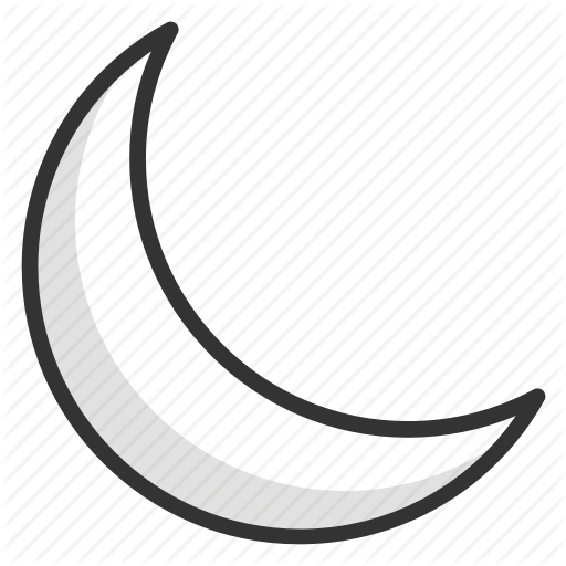 Moon Icon Vector At Getdrawings Free Download