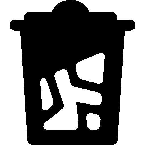 Recycle Bin Logo Group With Items