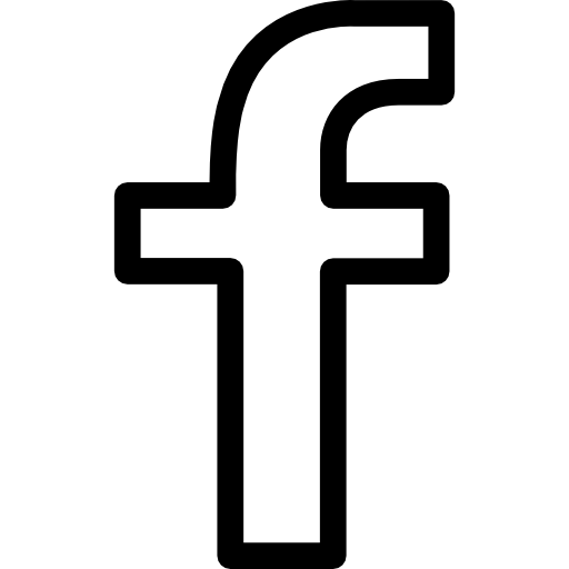 facebook logo black and white vector