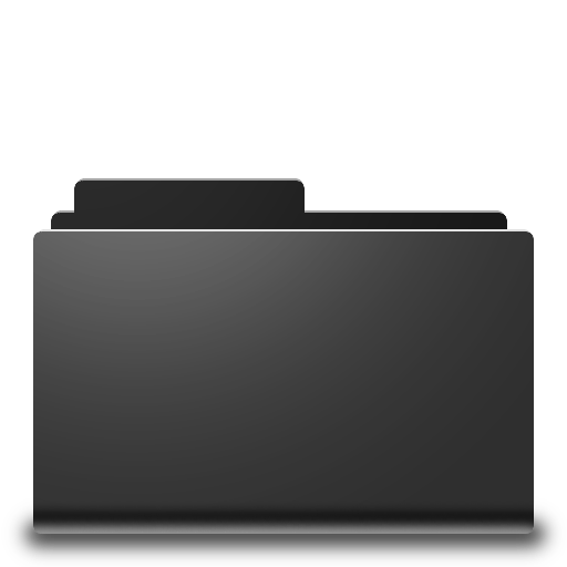 icon black folder png