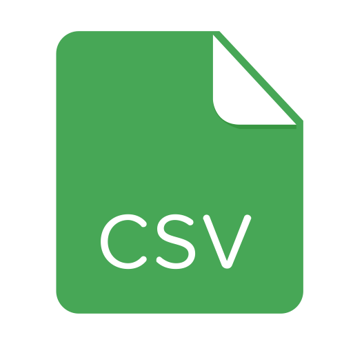 Csv File Icon At Getdrawings Free Download 1950