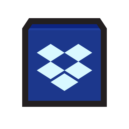 what color is the dropbox logo
