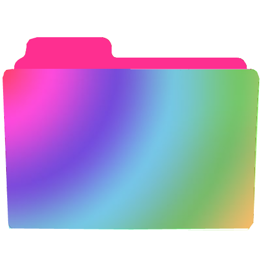 Rainbow Folder Icon At Getdrawings Free Download