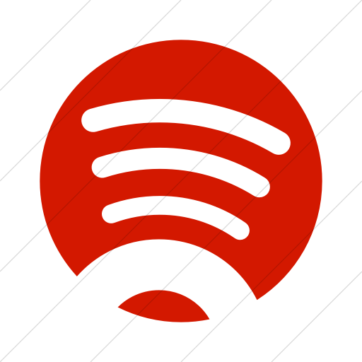 Red Spotify Icon at GetDrawings | Free download