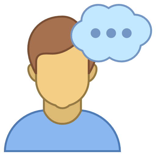 Thinking Person Icon at GetDrawings | Free download
