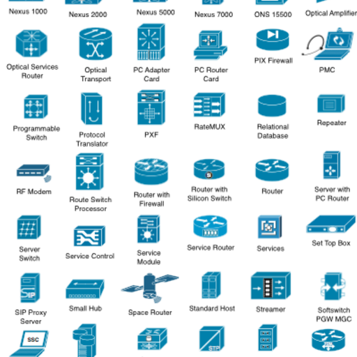 Visio Network Icon At Getdrawings