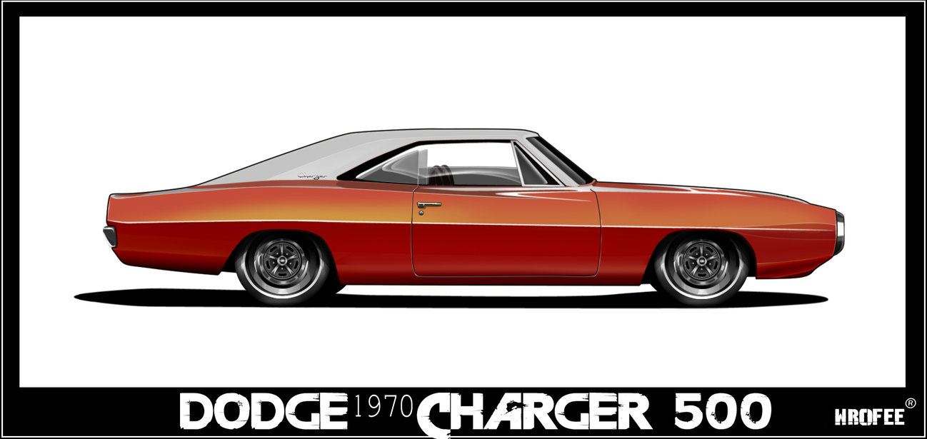 Чертеж dodge charger