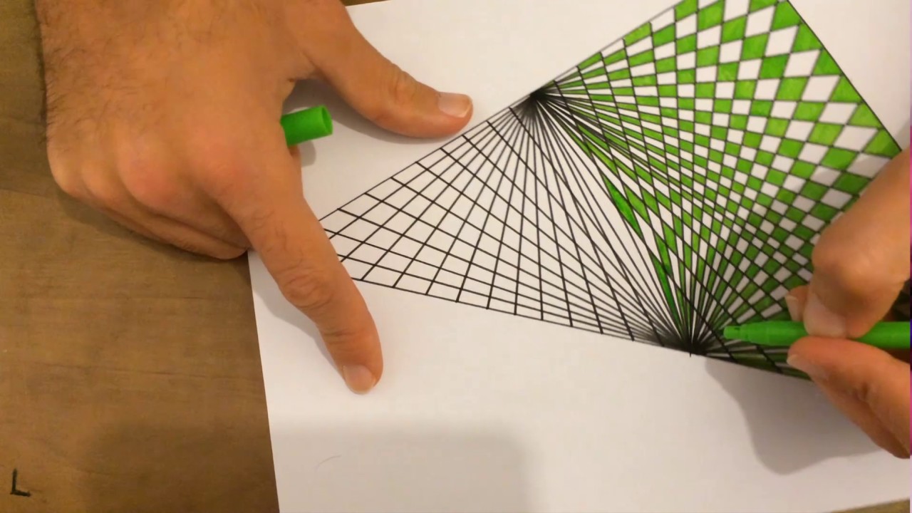 Using a spirograph for visual texture in paintings :Spirograph tree