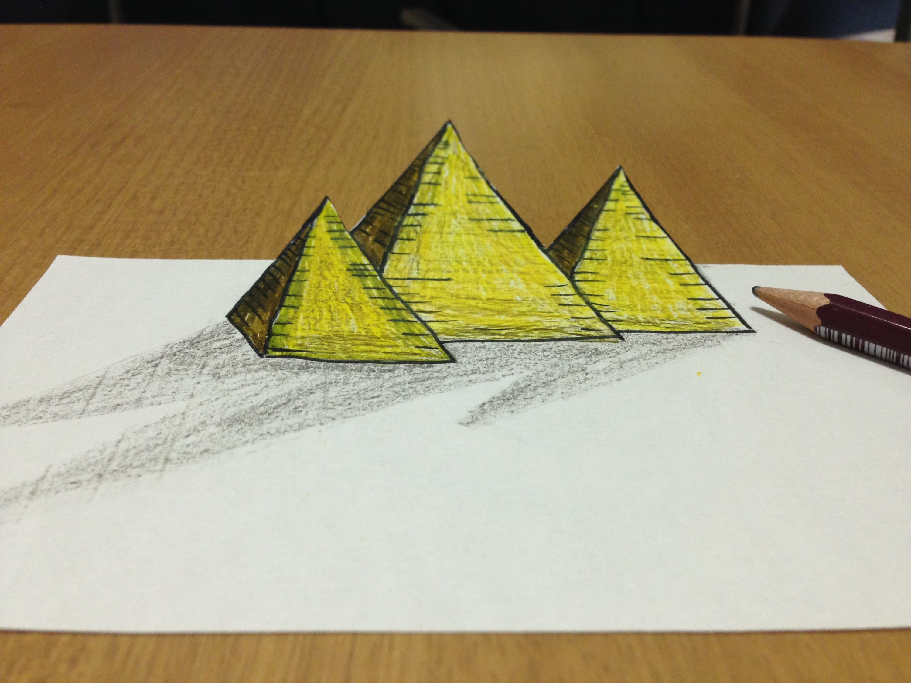 3d Pyramid Drawing at GetDrawings Free download