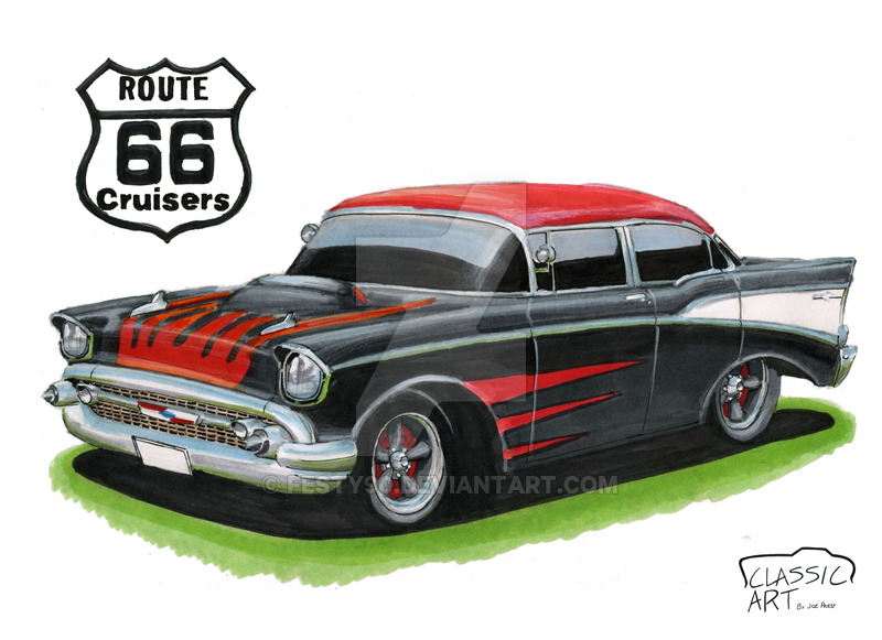 57 Chevy Drawing at GetDrawings Free download