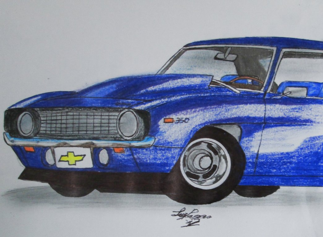 69 Camaro Drawing at GetDrawings | Free download