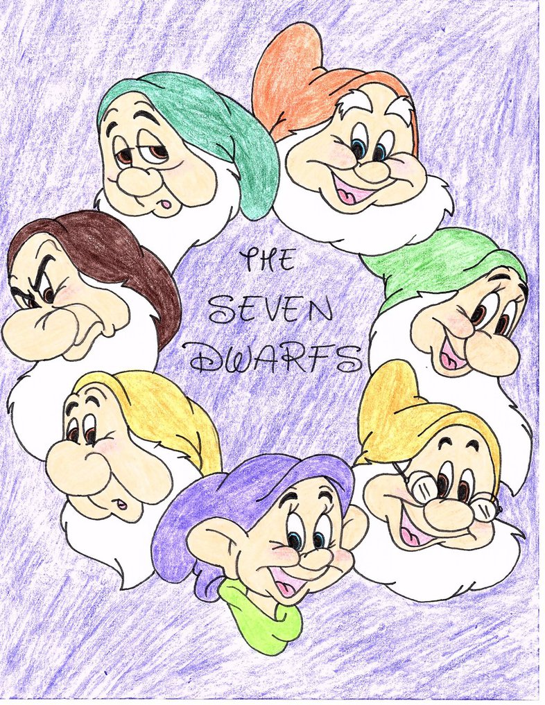 7 Dwarfs Drawing At Getdrawings Free Download 