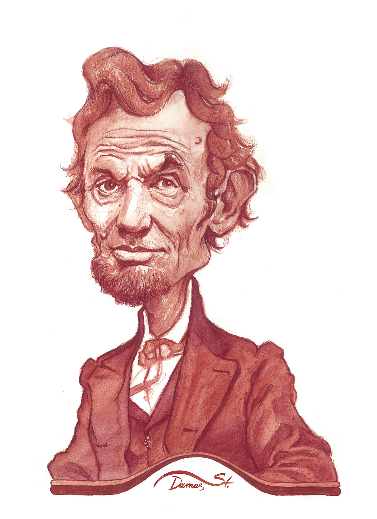 Abraham Lincoln Cartoon Drawing at GetDrawings Free download