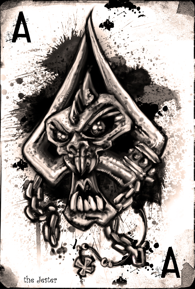 ace of spades card drawing