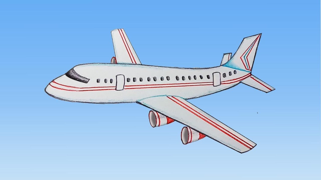 Aeroplane Drawing at GetDrawings | Free download