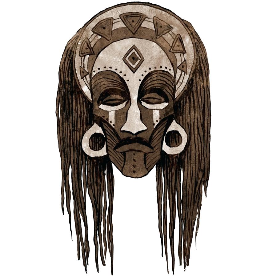 African Mask Drawing at GetDrawings Free download