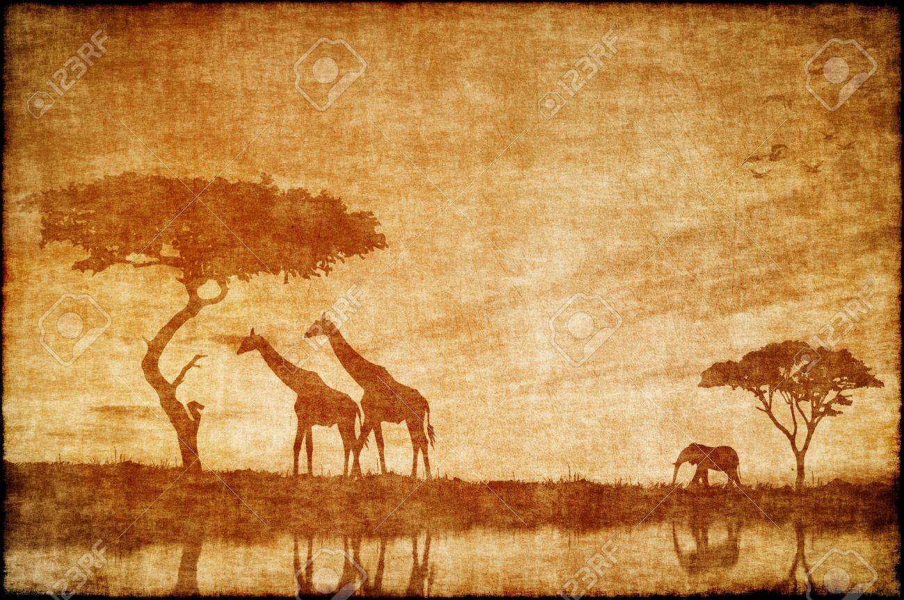 African Safari Drawing at GetDrawings Free download