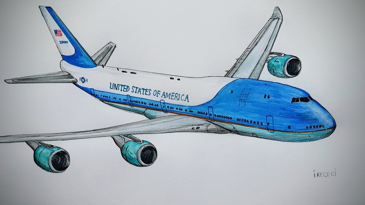 Air Force One Drawing at GetDrawings Free download