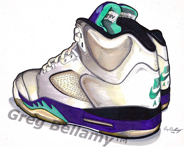 Air Jordans Drawing at GetDrawings | Free download