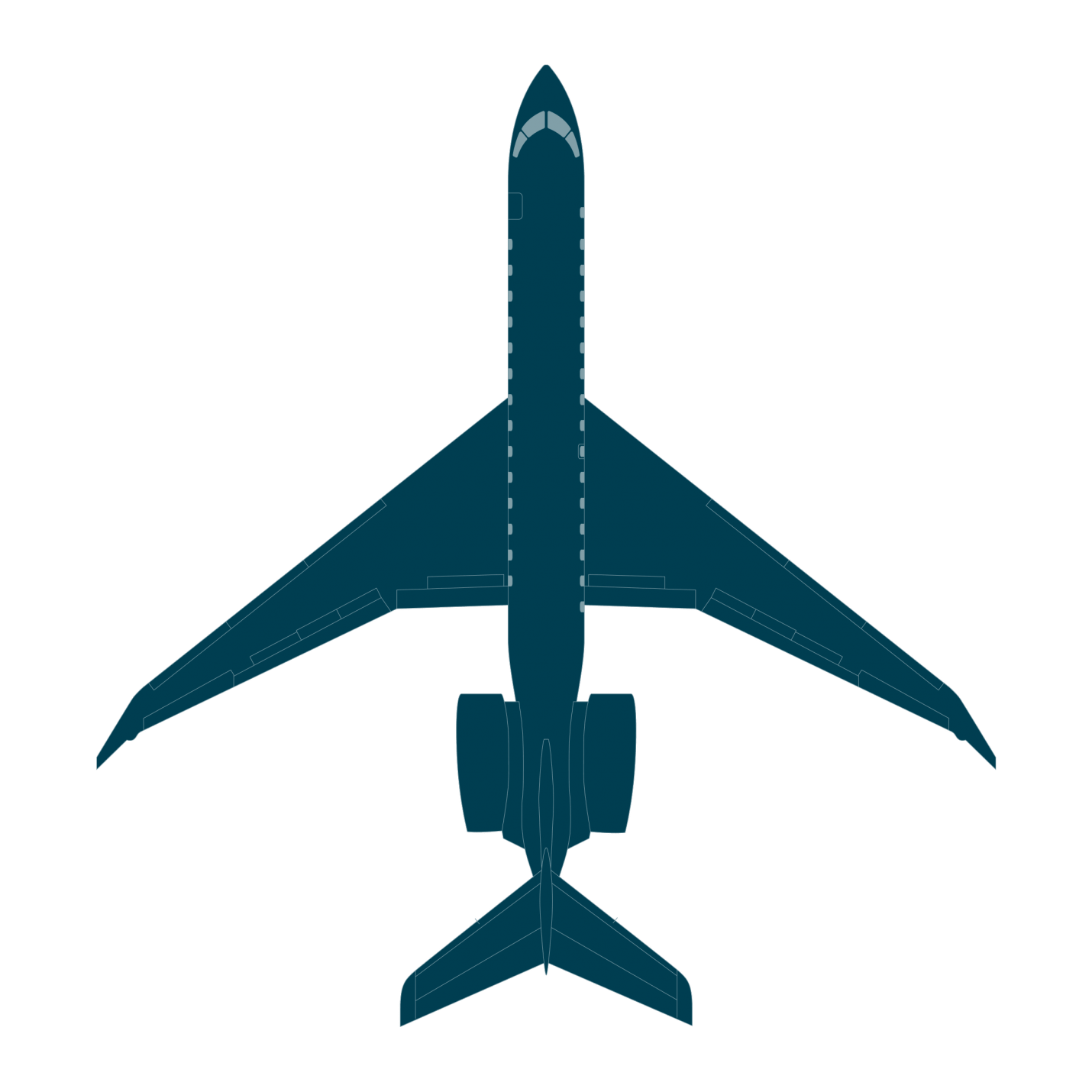 Airplane Drawing Top View at GetDrawings Free download