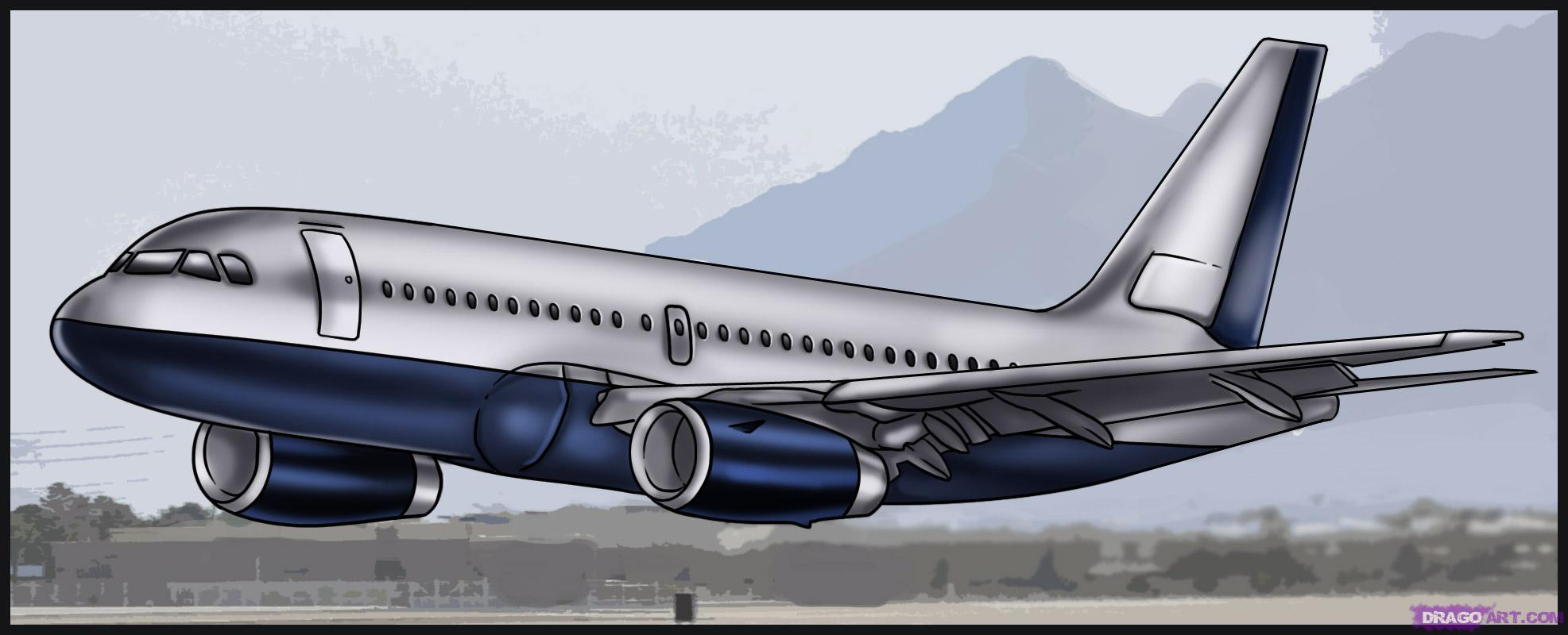 simple airplane drawings