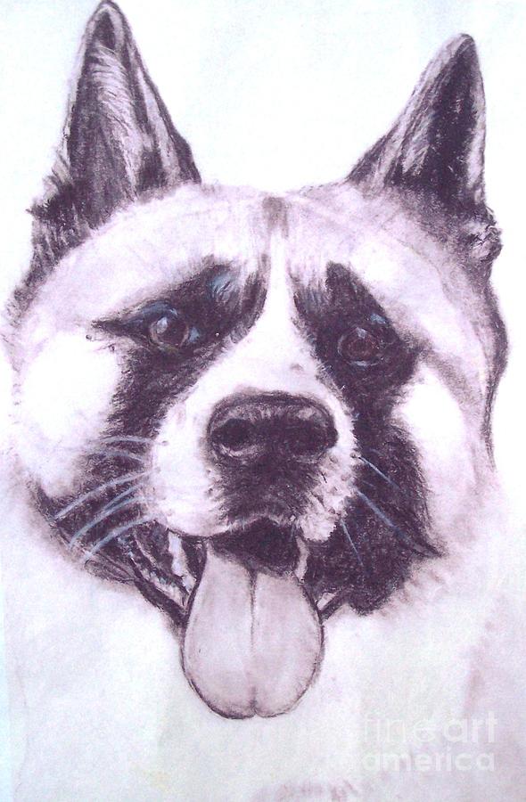 Akita Drawing at GetDrawings | Free download