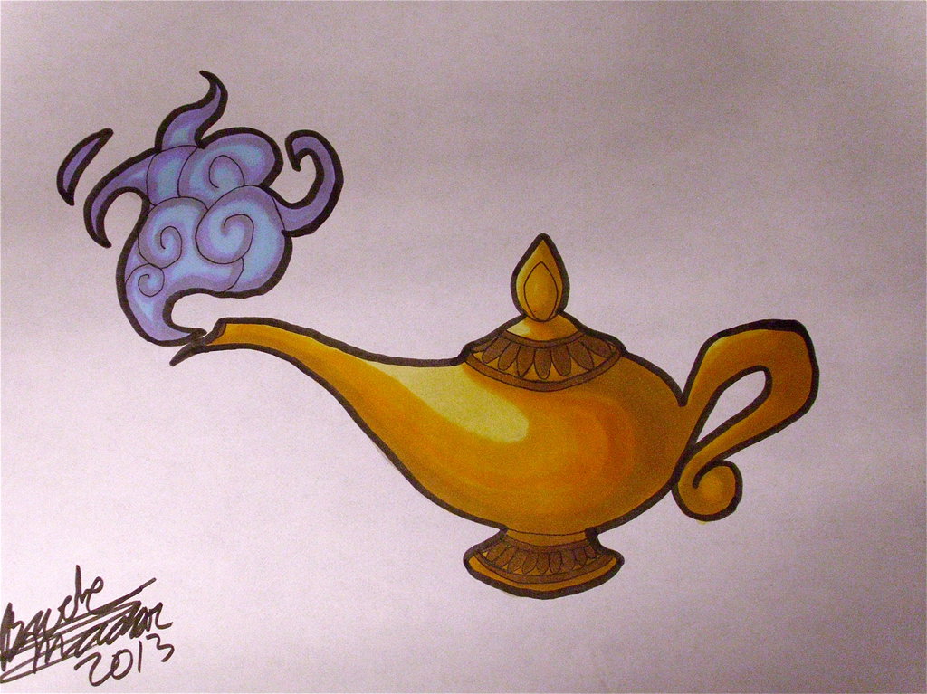 Aladdin Lamp Drawing at GetDrawings Free download