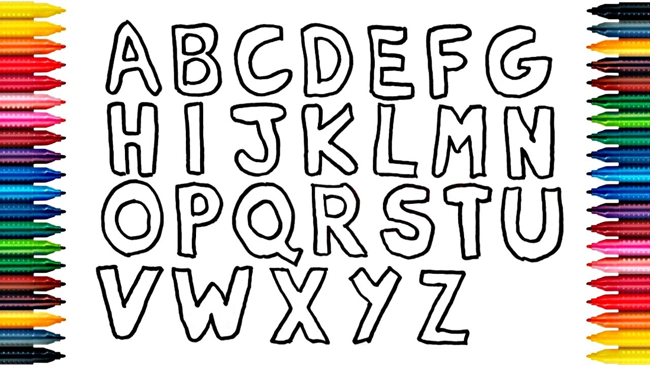How To Draw Alphabet Letters