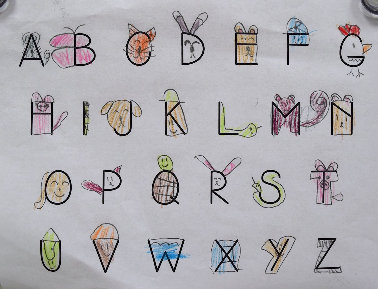 Alphabet Letters Drawing At GetDrawings Free Download