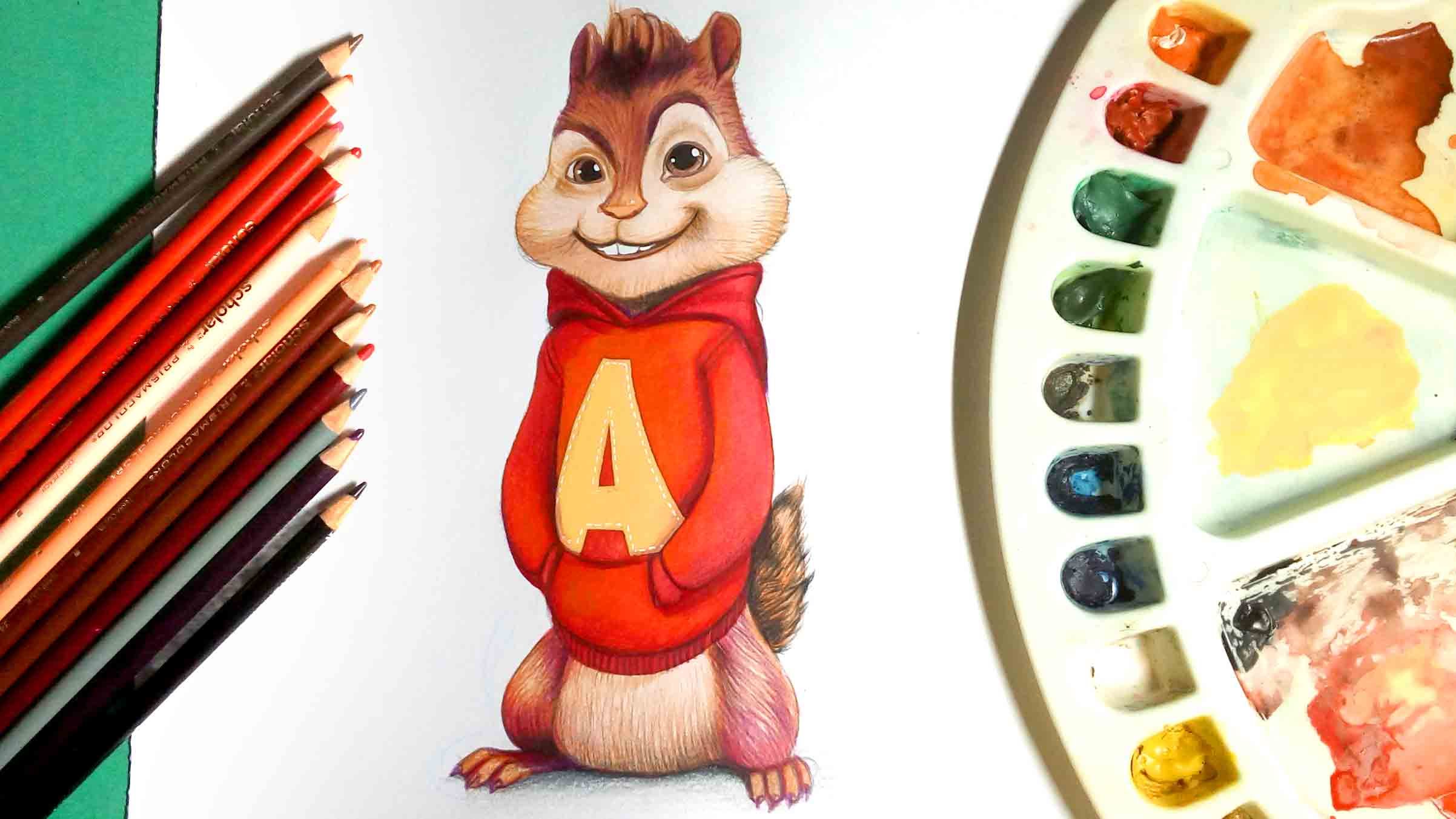 Alvin And The Chipmunks Drawing at GetDrawings Free download