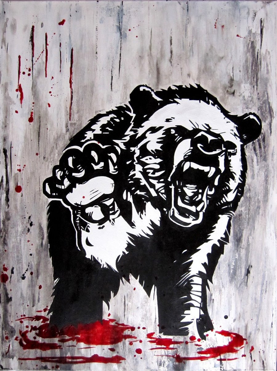 Angry Bear Drawing at GetDrawings | Free download