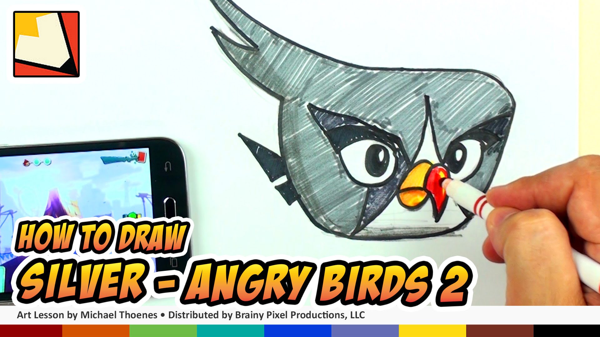 1920x1080 How To Draw Angry Birds 2 Silver Bp.