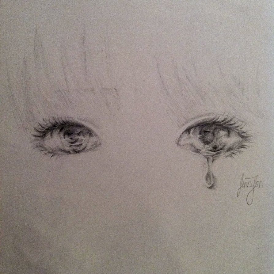 Simple Sketching How To Draw Sad Angry Eyes In Face for Beginner