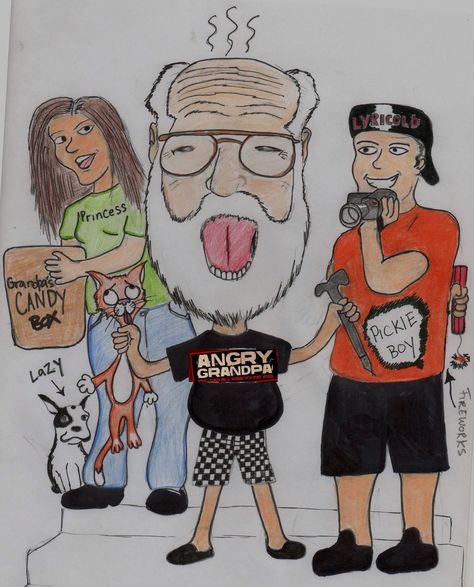 Angry Grandpa Drawing at GetDrawings | Free download