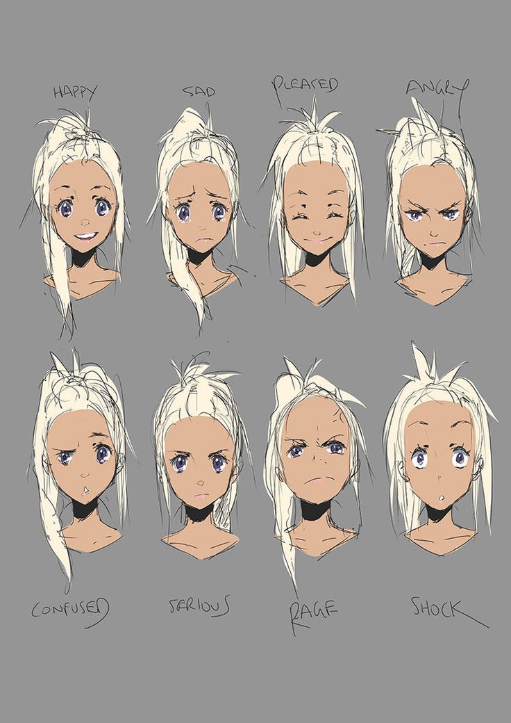 Anime Expressions Drawing at GetDrawings | Free download