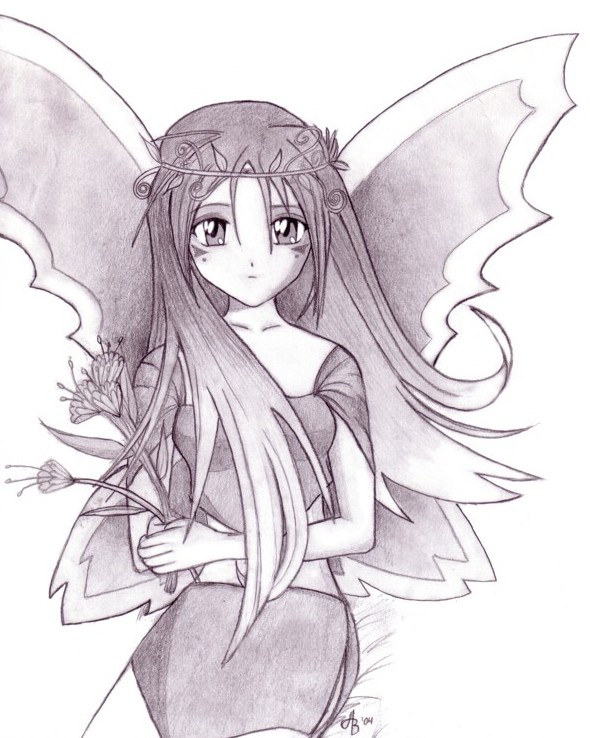 Anime Fairy Drawing At Getdrawings Free Download