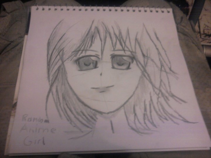 720x540 Bad Anime Girl Drawing By Leedenrai.