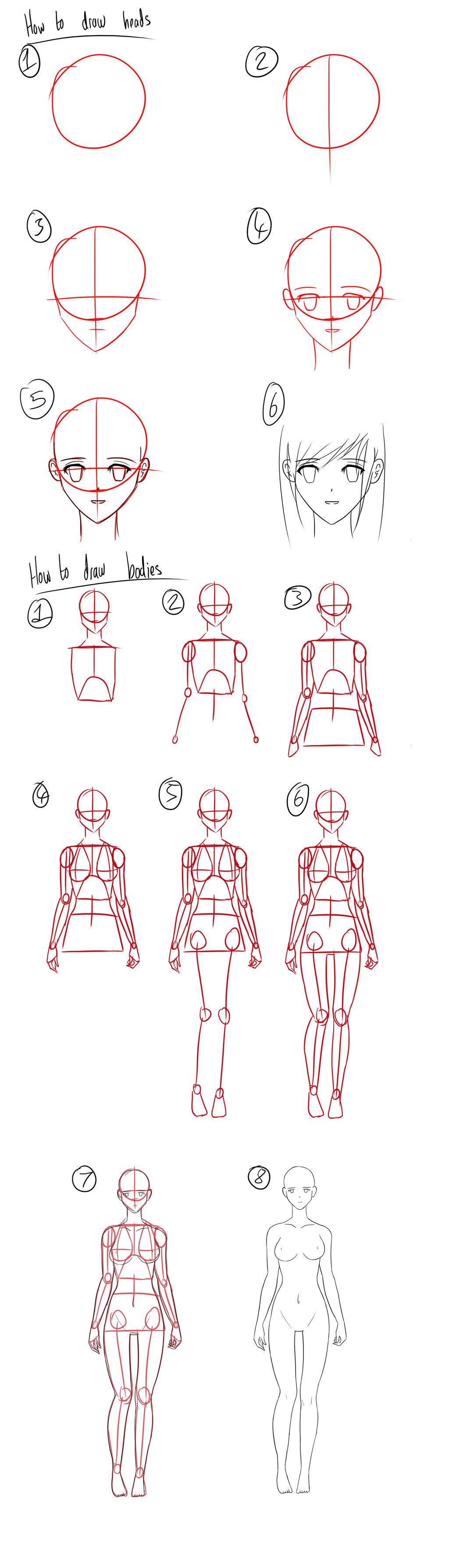 Female Body Sketch Step By Step ~ How To Draw A Female Body For Beginners We Will Draw With