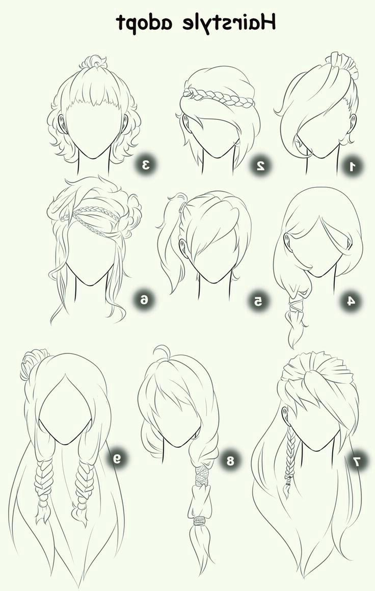 How To Draw Girl Hair Anime