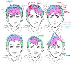 Anime Guy Hairstyles Drawing At Getdrawings Com Free For