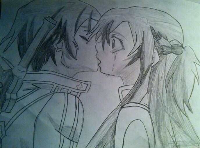 Featured image of post Chibi Kirito And Asuna Kiss