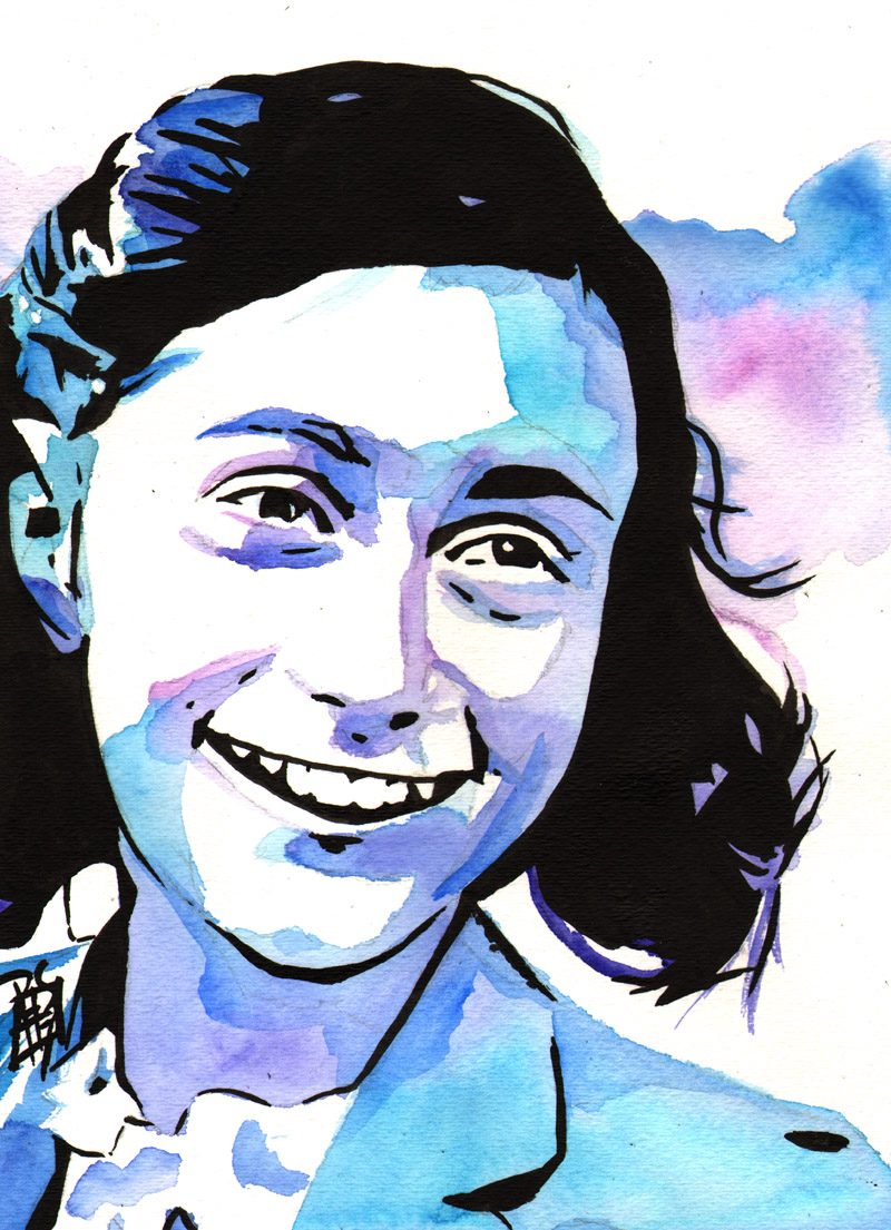 Anne Frank Drawing at GetDrawings | Free download