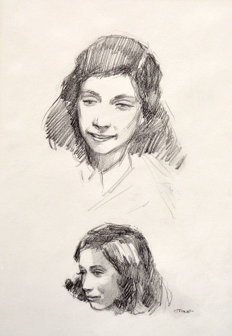 Anne Frank Drawing at GetDrawings | Free download